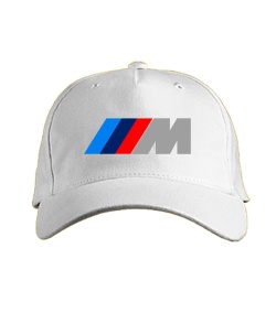 Кепка преміум "Оксамит" (Білий) BMW ///M 