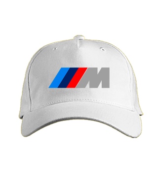Кепка преміум "Оксамит" (Білий) BMW ///M 