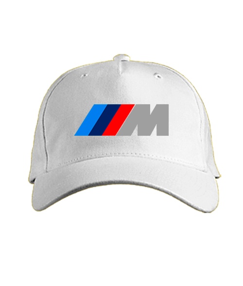Кепка преміум "Оксамит" (Білий) BMW ///M 