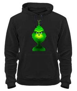 Толстовка-худі (Чорний M) Grinch