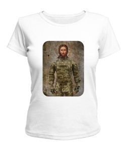 Женская футболка Исус ВСУ