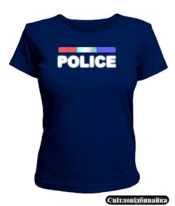 Жіноча Футболка [світловідбиваюча] POLICE