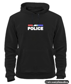 Толстовка-худи [светоотражающая] POLICE