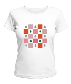 Жіноча футболка Різдвяні шашки