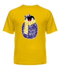 Чоловіча футболка Пінгвін Новий Рік