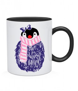 Чашка Пінгвін Новий Рік