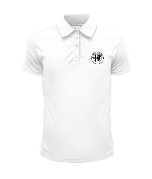 Чоловіче поло (Білий L) ALFA ROMEO (А6)