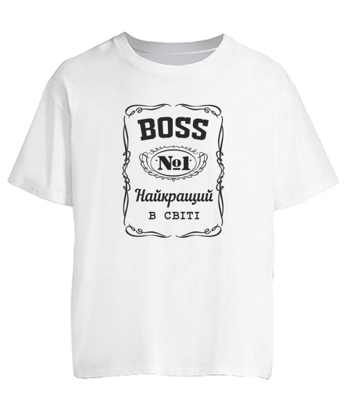 Футболка оверсайз BOSS №1 (UA)