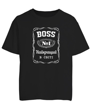 Футболка оверсайз BOSS №1 (UA)