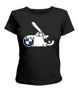 Жіноча футболка Simon's Cat BMW