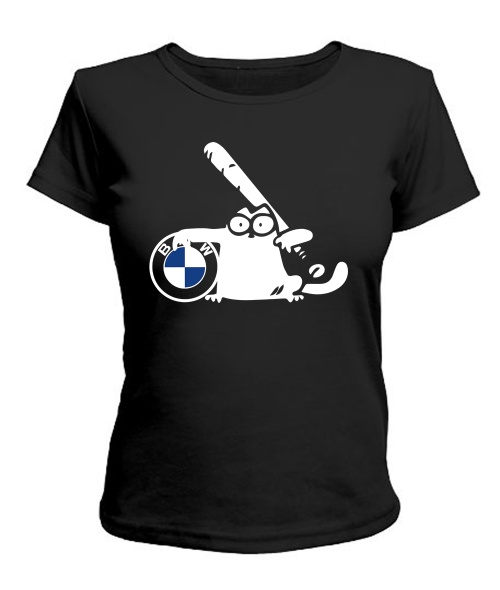 Жіноча футболка Simon's Cat BMW