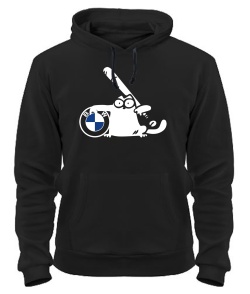 Толстовка-худи Simon's Cat BMW