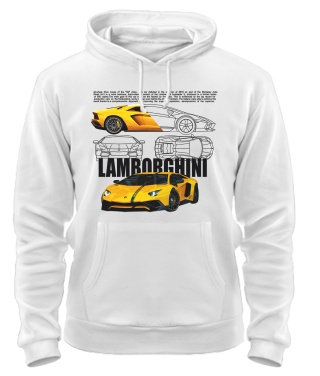 Толстовка-худи LAMBORGHINI