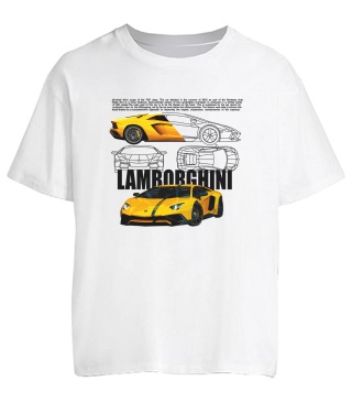 Футболка оверсайз LAMBORGHINI