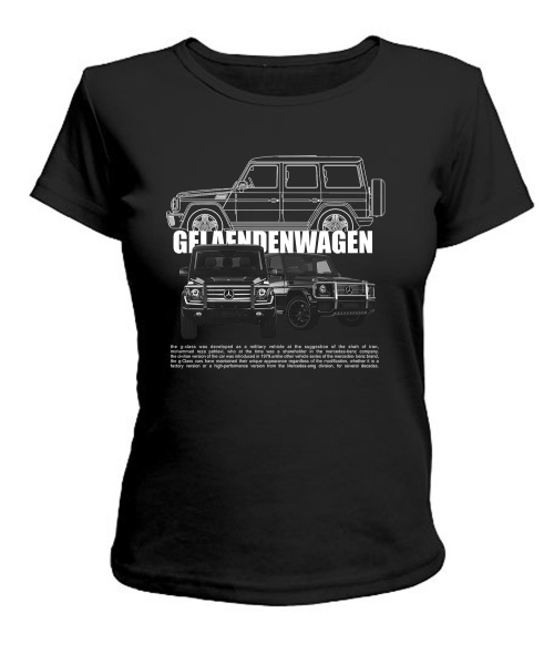 Женская футболка GELANDENWAGEN