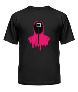 Футболка універсального крою для жінок Гра в кальмара квадрат