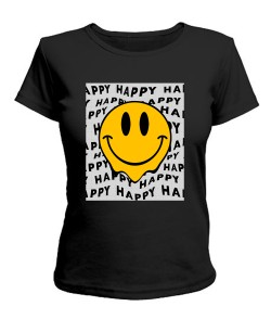 Женская футболка HAPPY