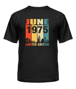 Мужская Футболка (черна XL) LIMITED EDITION [JUNE 1975]