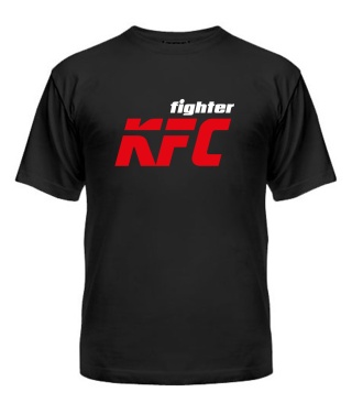 Футболка универсального покроя для женщин Fighter KFC