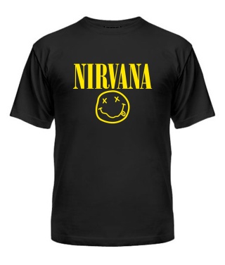 Мужская Футболка NIRVANA SMILE