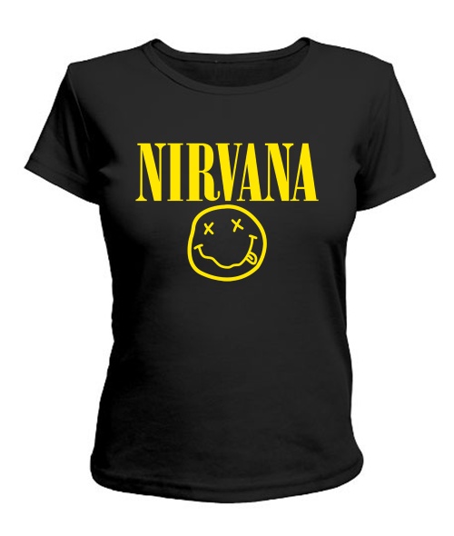 Женская футболка NIRVANA SMILE