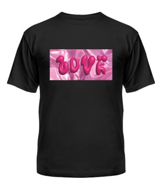 Чоловіча футболка Pink love