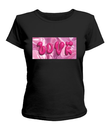 Жіноча футболка Pink love