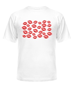 Мужская Футболка Поцелуи