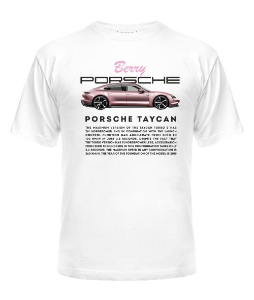 Мужская футболка PORSCHE Taycan