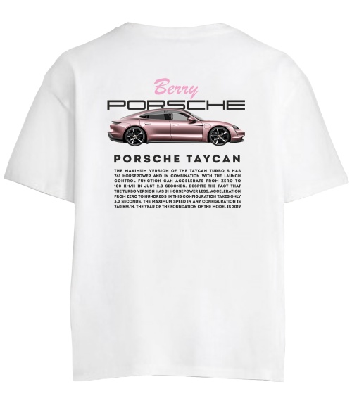 Футболка оверсайз PORSCHE Taycan