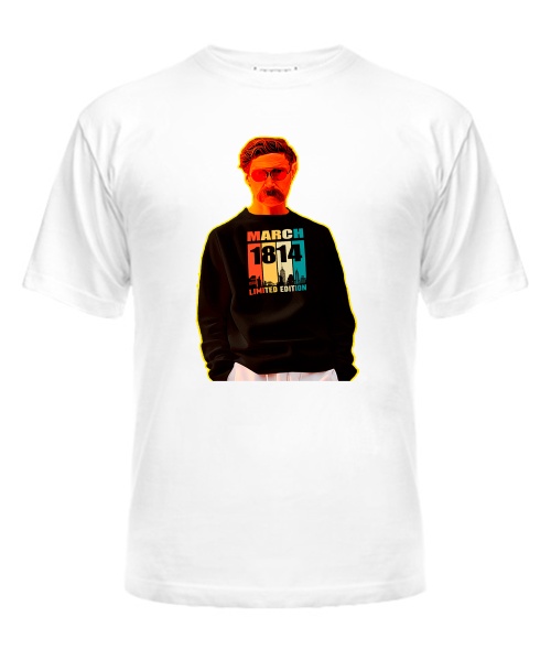 Чоловіча футболка Шевченко у світшоті з датою народження