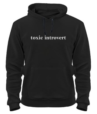 Толстовка-худі toxic introvert