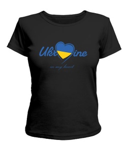 Жіноча футболка Ukraine in my heart