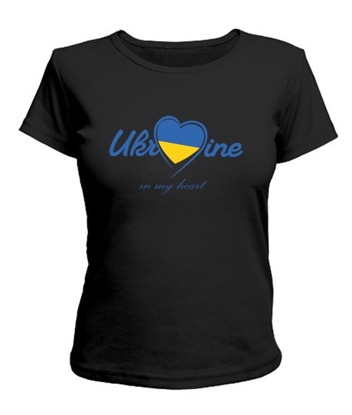 Жіноча футболка Ukraine in my heart