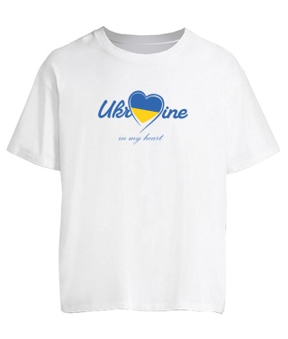 Футболка оверсайз Ukraine in my heart