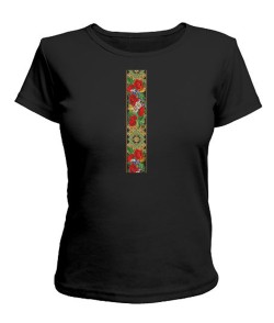 Жіноча футболка Вишиванка квіти