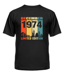 Чоловіча Футболка (чорна M) LIMITED EDITION [DECEMBER 1974]