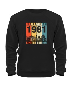 Світшот (чорний XXL) LVIV LIMITED EDITION [DECEMBER 1981]