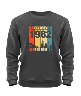 Світшот преміум (сірий графіт XL) LIMITED EDITION [DECEMBER 1982]