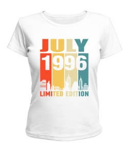 Жіноча Футболка (біла M) ODESA LIMITED EDITION [JULY 1996]