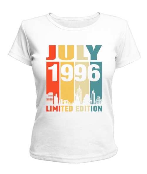 Жіноча Футболка (біла M) ODESA LIMITED EDITION [JULY 1996]