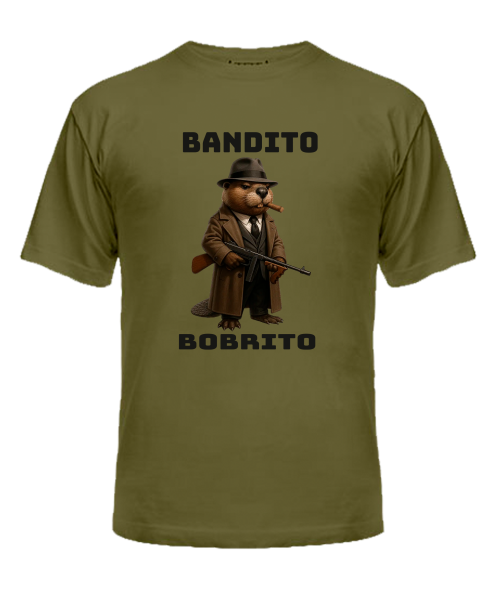 Чоловіча футболка (Army L) БОБРІТО БАНДІТО [Брак друку]
