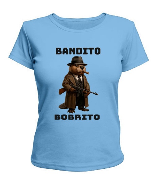 Женская футболка БОБРИТО БАНДИТО