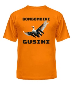 Чоловіча футболка (Помаранчевий XXL) БОМБОМБІНІ ГУЗІНІ