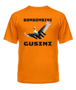 Чоловіча футболка (Помаранчевий XXL) БОМБОМБІНІ ГУЗІНІ