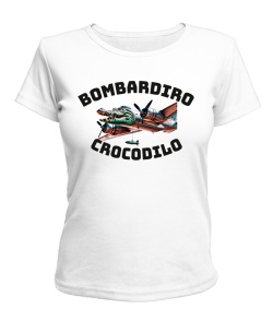 Жіноча футболка БОМБАРДІРО КРОКОДІЛО