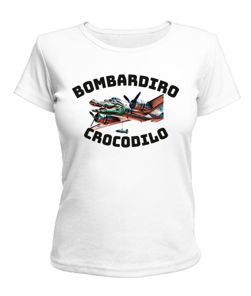 Жіноча футболка БОМБАРДІРО КРОКОДІЛО
