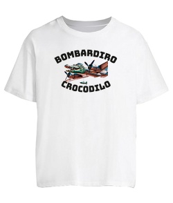 Футболка оверсайз БОМБАРДІРО КРОКОДІЛО