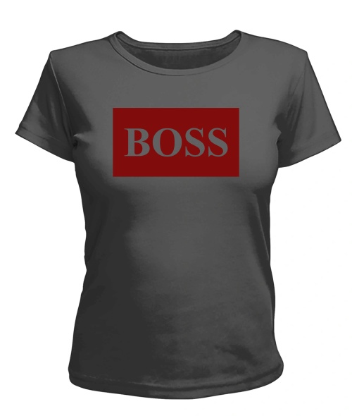 Женская футболка премиум "Бархат" BOSS