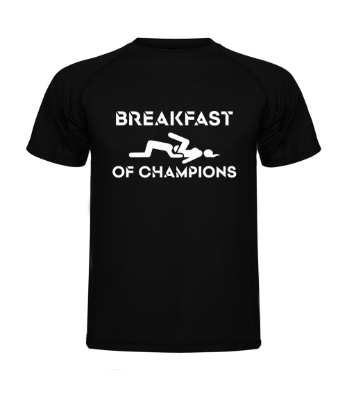 Мужская Футболка спорт Breakfast Of Champions